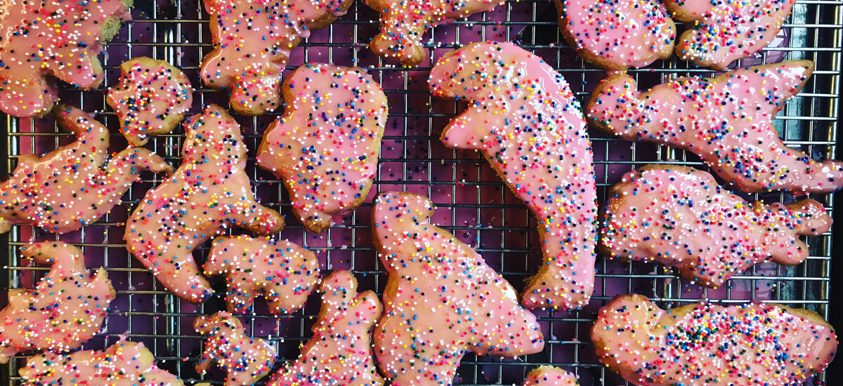Jumbo Frosted Animal Cookies 